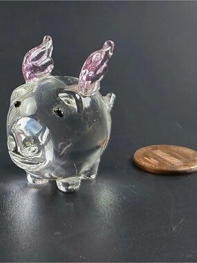 Miniature Vintage Penelope The Pig By Pier 1 Mini Pig With wings